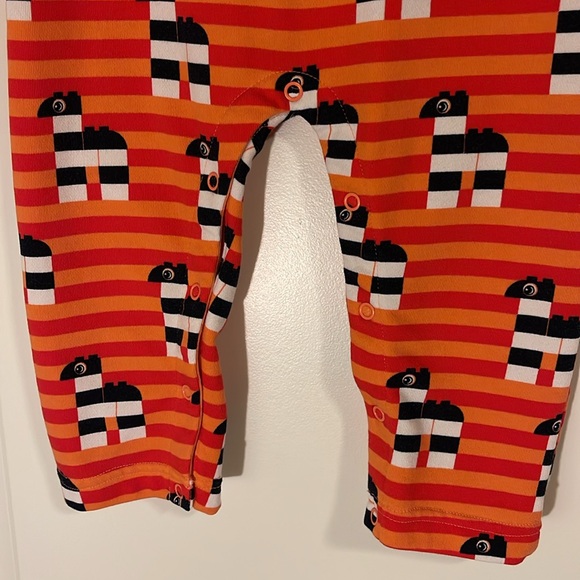 One of a Kind  Boys Kids Adidas and Lego Duplo One Piece Sleeper Pajamas size 2T - Picture 4 of 16